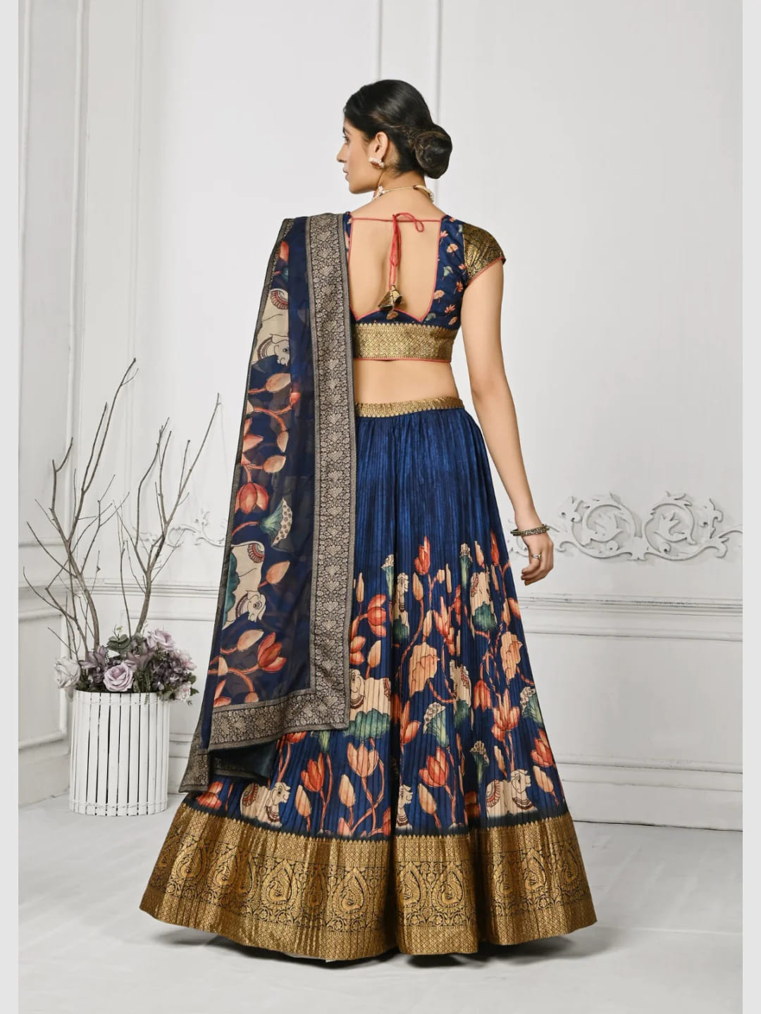 Designer Kalamkari Lehenga Choli