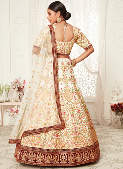 Silk Weaved Wedding Lehenga Choli 2