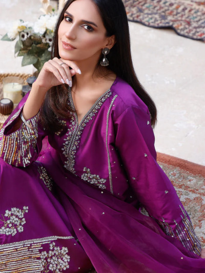 Pakistani Formal Heavily Embroidered Shalwar Kameez