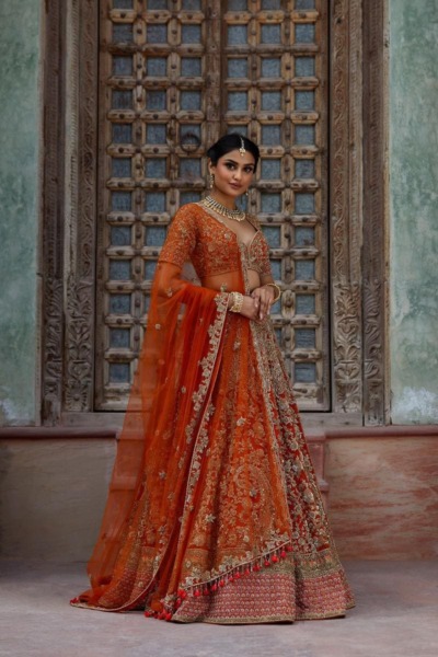 Citrus Sunset Lehenga