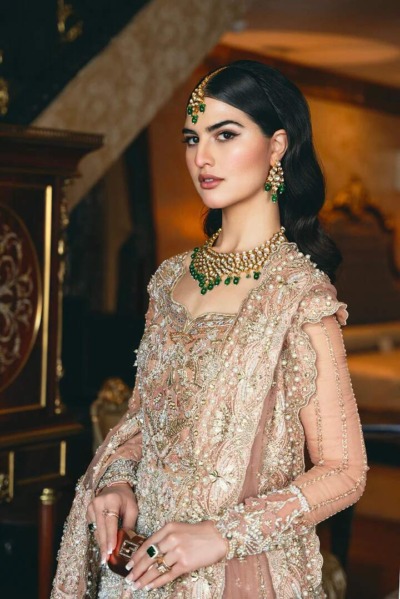 Pakistani Bridal Dress Lehenga Gown Style Wedding Outfit