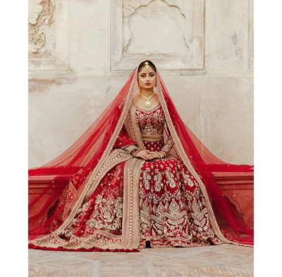 Red Lehenga Choli Indian Wedding Dress