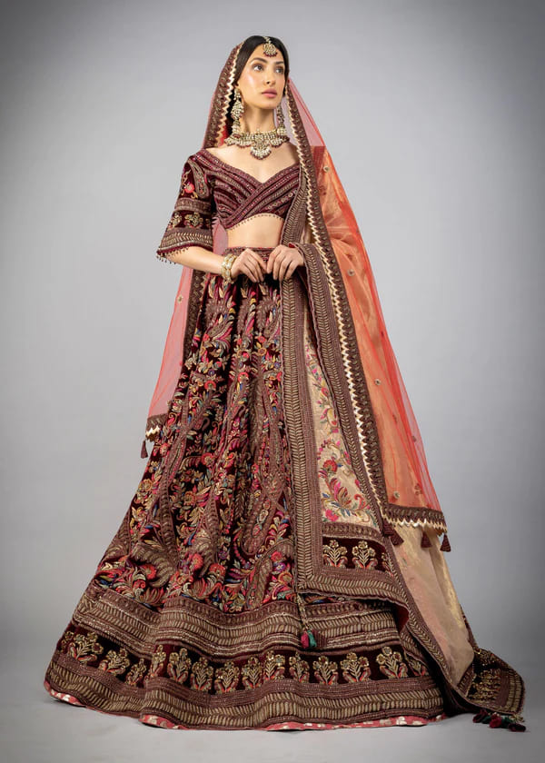 kashmiri lehenga