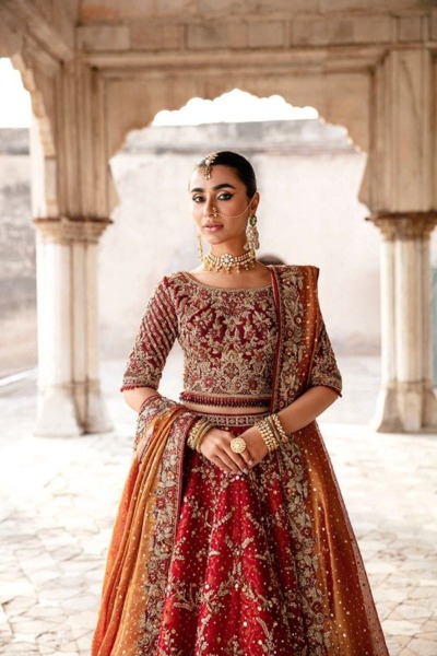 Royal Bridal Dress Lehenga Choli Dupatta