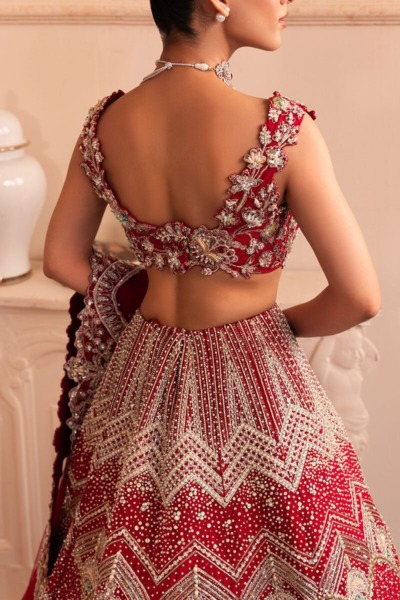 Indian Bridal Red Lehenga with Choli