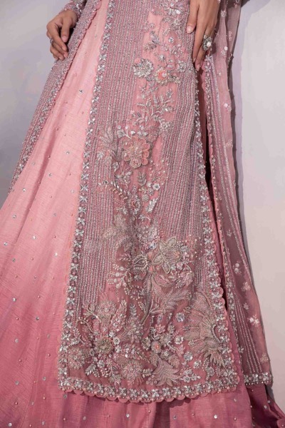 Pakistani A-Line Lehenga Kameez Bridal Dress - Image 4